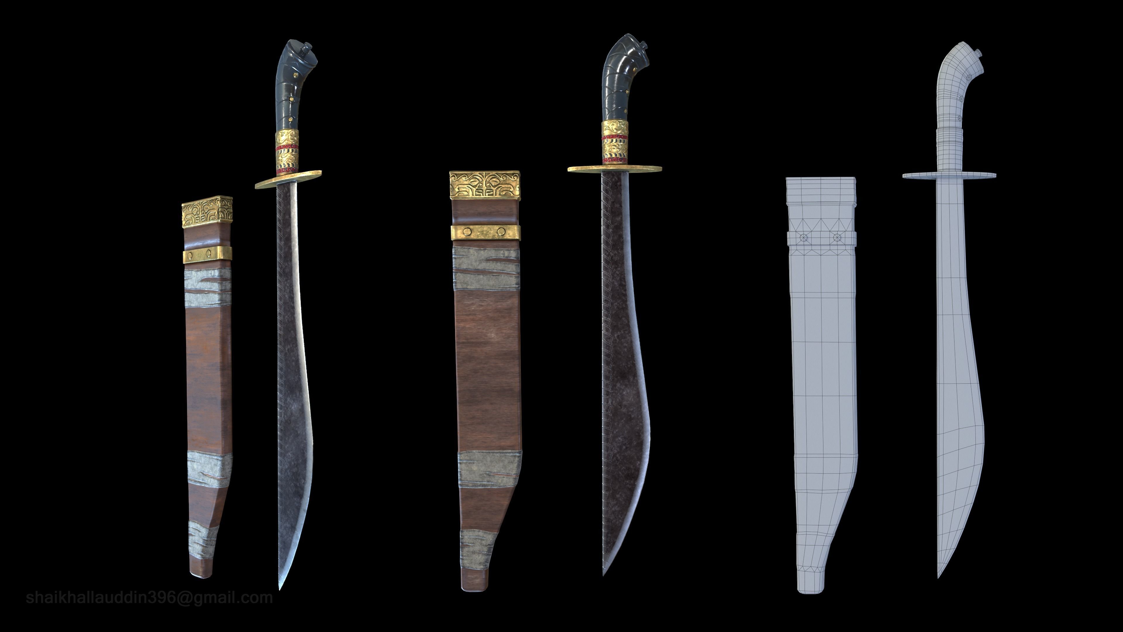 Lapu Lapu - real time character Low-poly 3D model_15