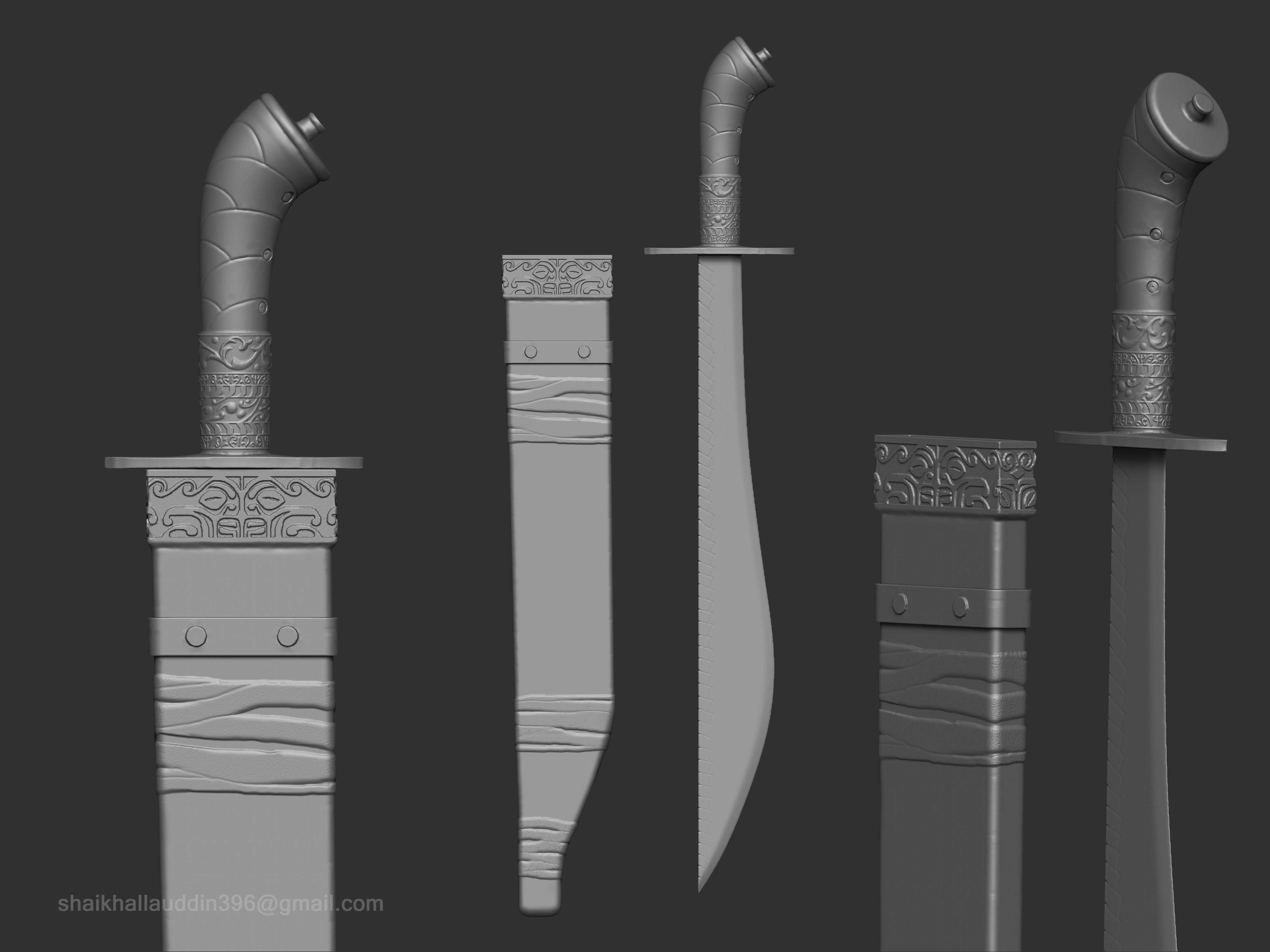 Lapu Lapu - real time character Low-poly 3D model_16