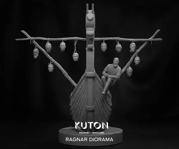 Ragnar Diorama 3D print model