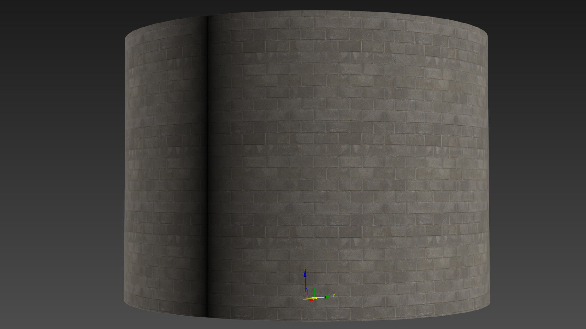 Cinder block wall material 8k seamless PBR 3D model_8