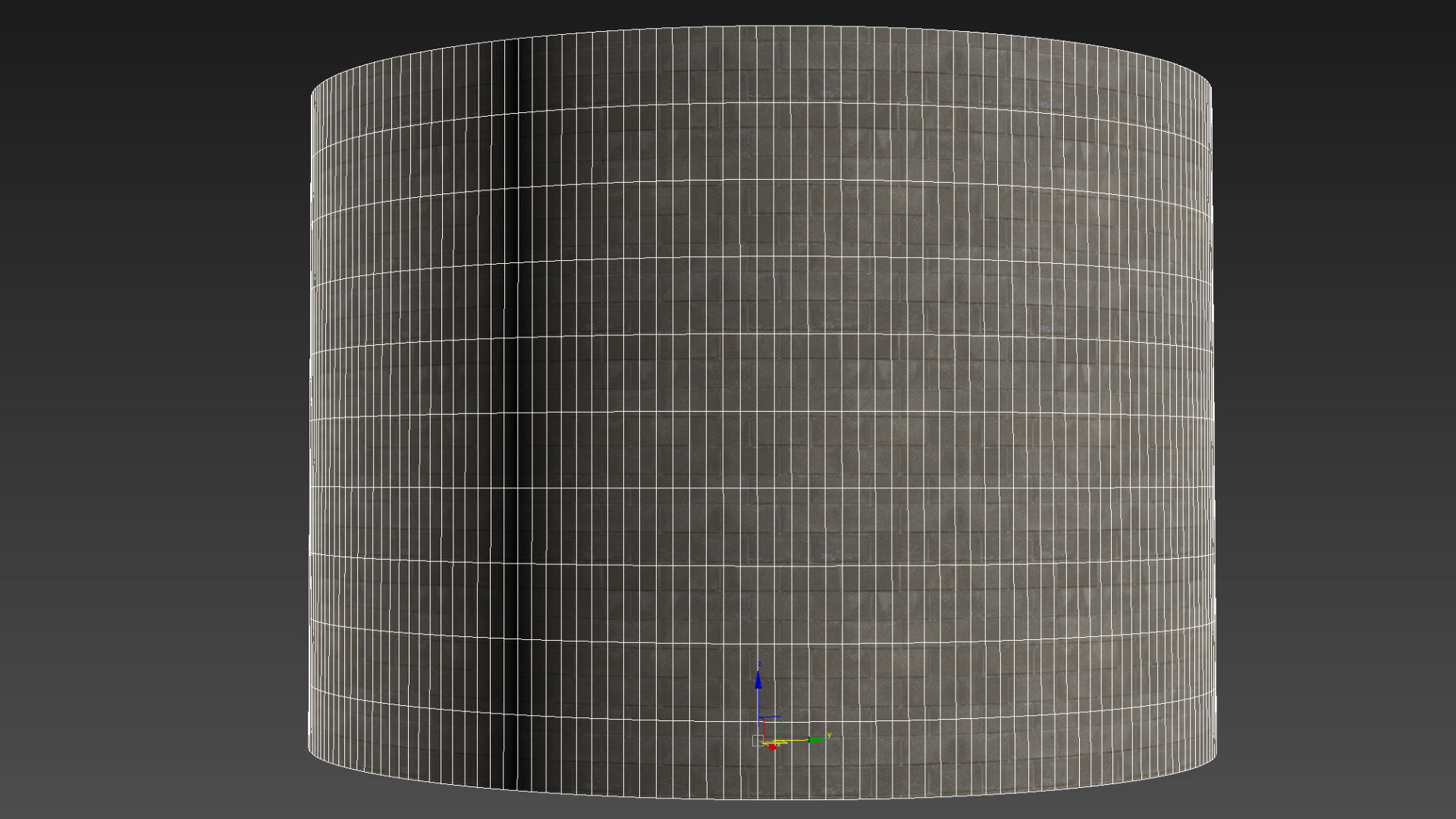 Cinder block wall material 8k seamless PBR 3D model_7