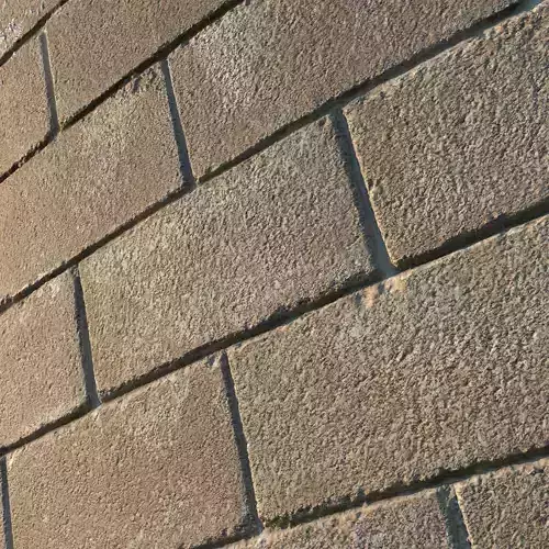 Cinder block wall material 8k seamless PBR 3D model