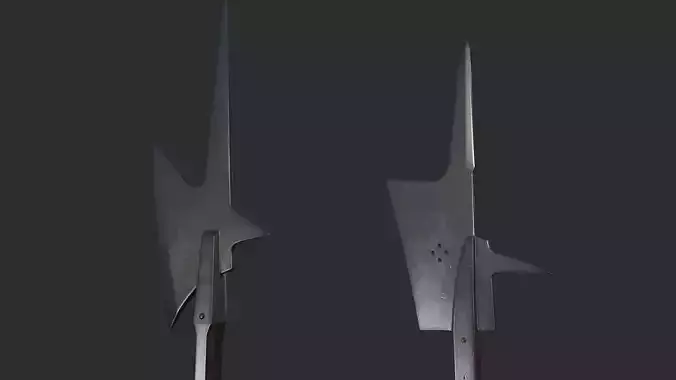 Halberds of two types 