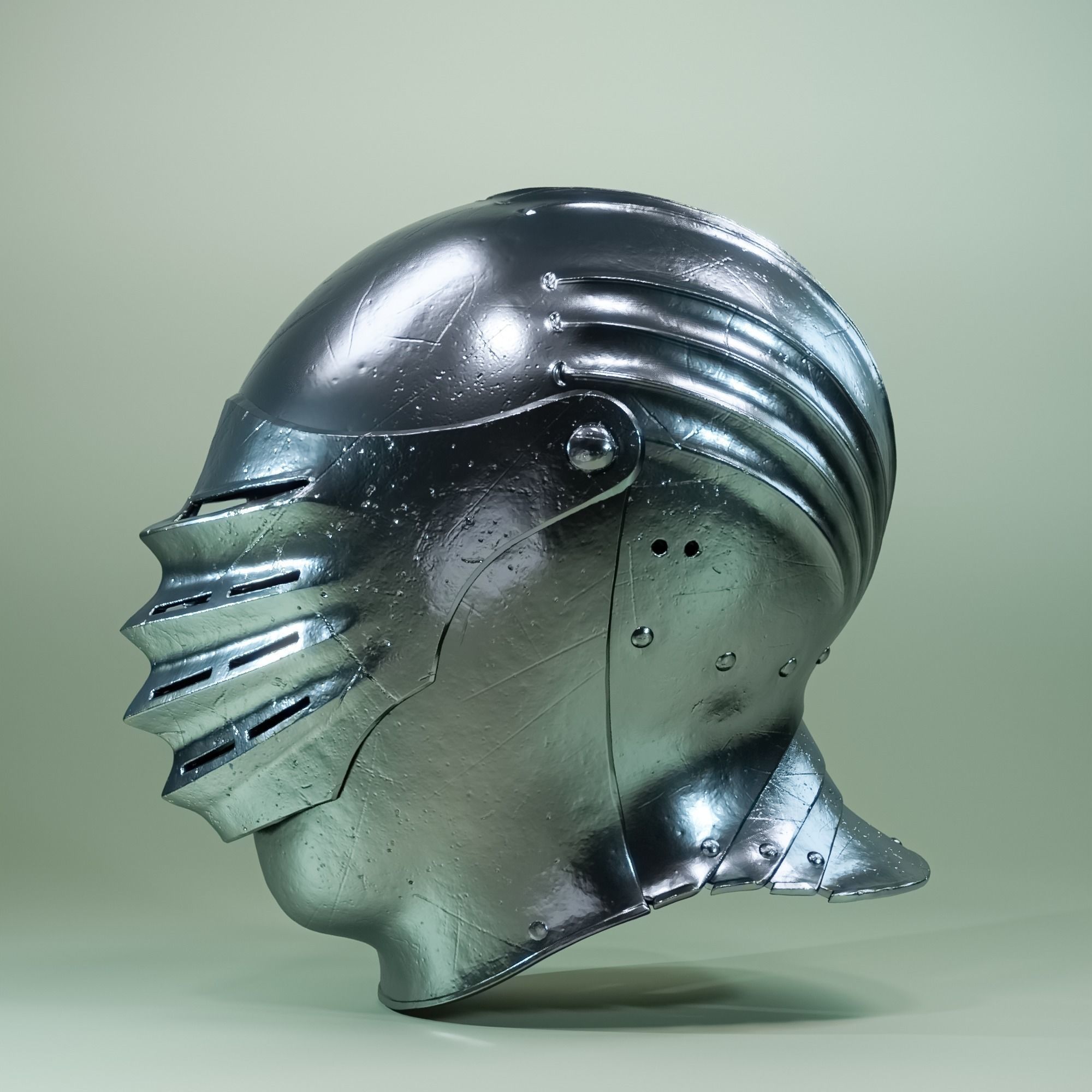 Maximilian Helmet  3D print model_1