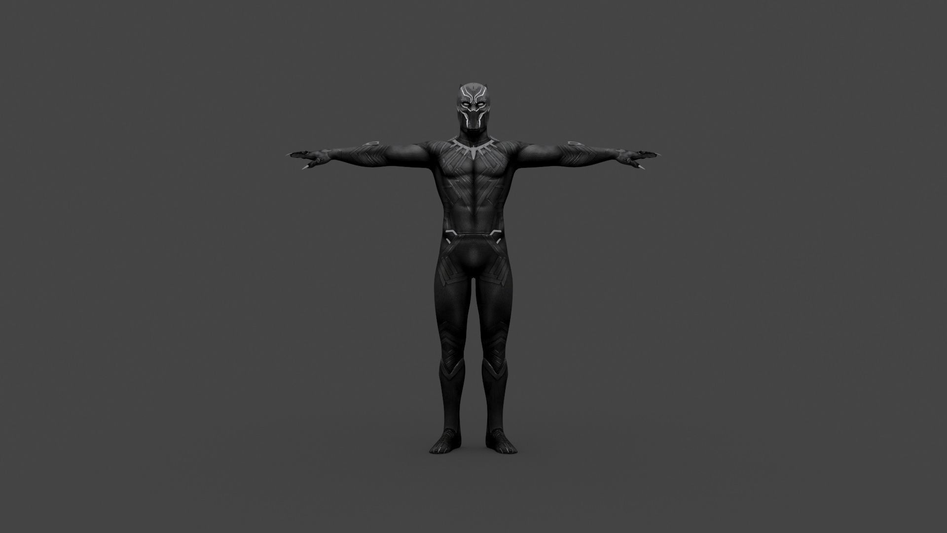 BPAN-001 Black Panther 3D model_2
