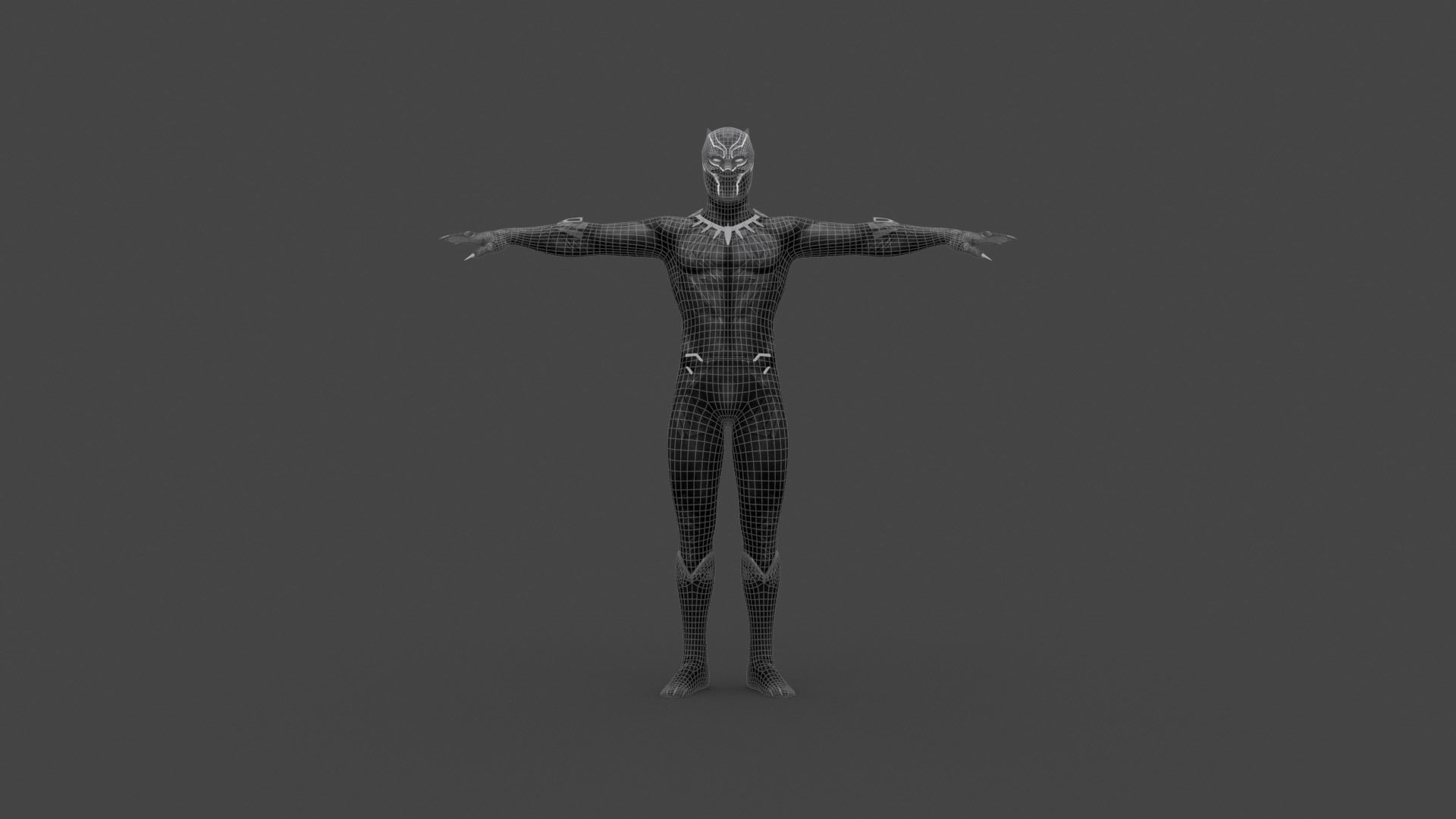 BPAN-001 Black Panther 3D model_3