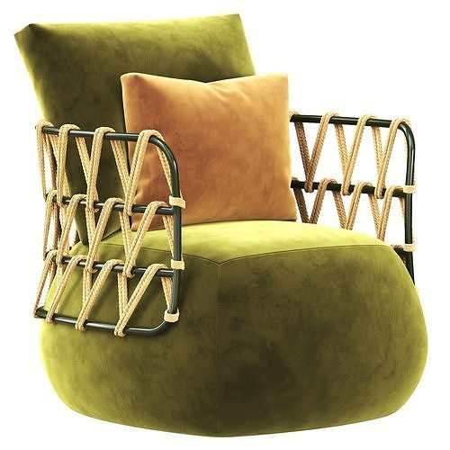 Fat Sofa armchair 3D model