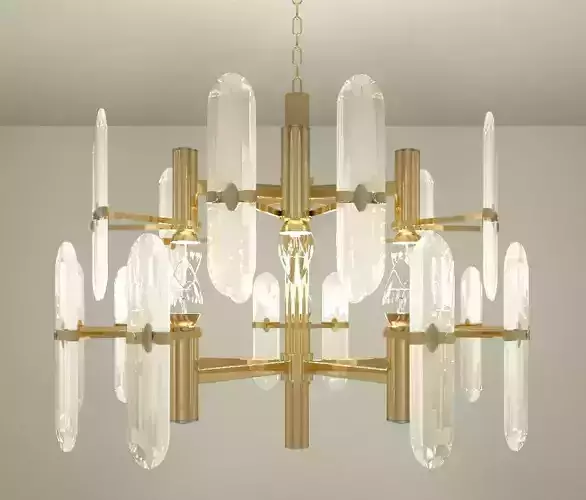 Modern Glass Chandelier