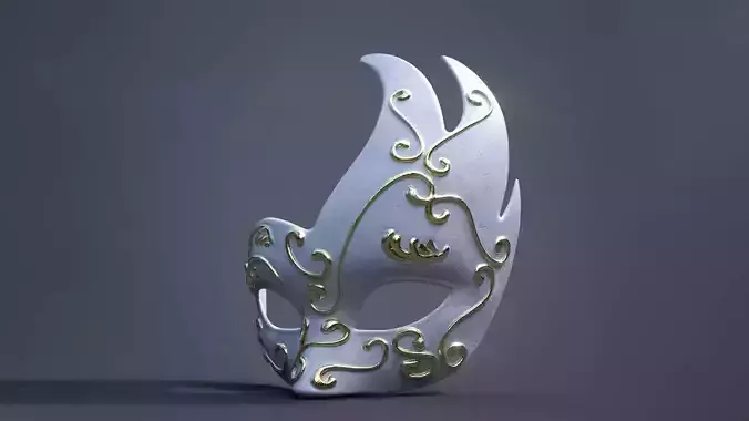 Venetian Mask I 3D print model