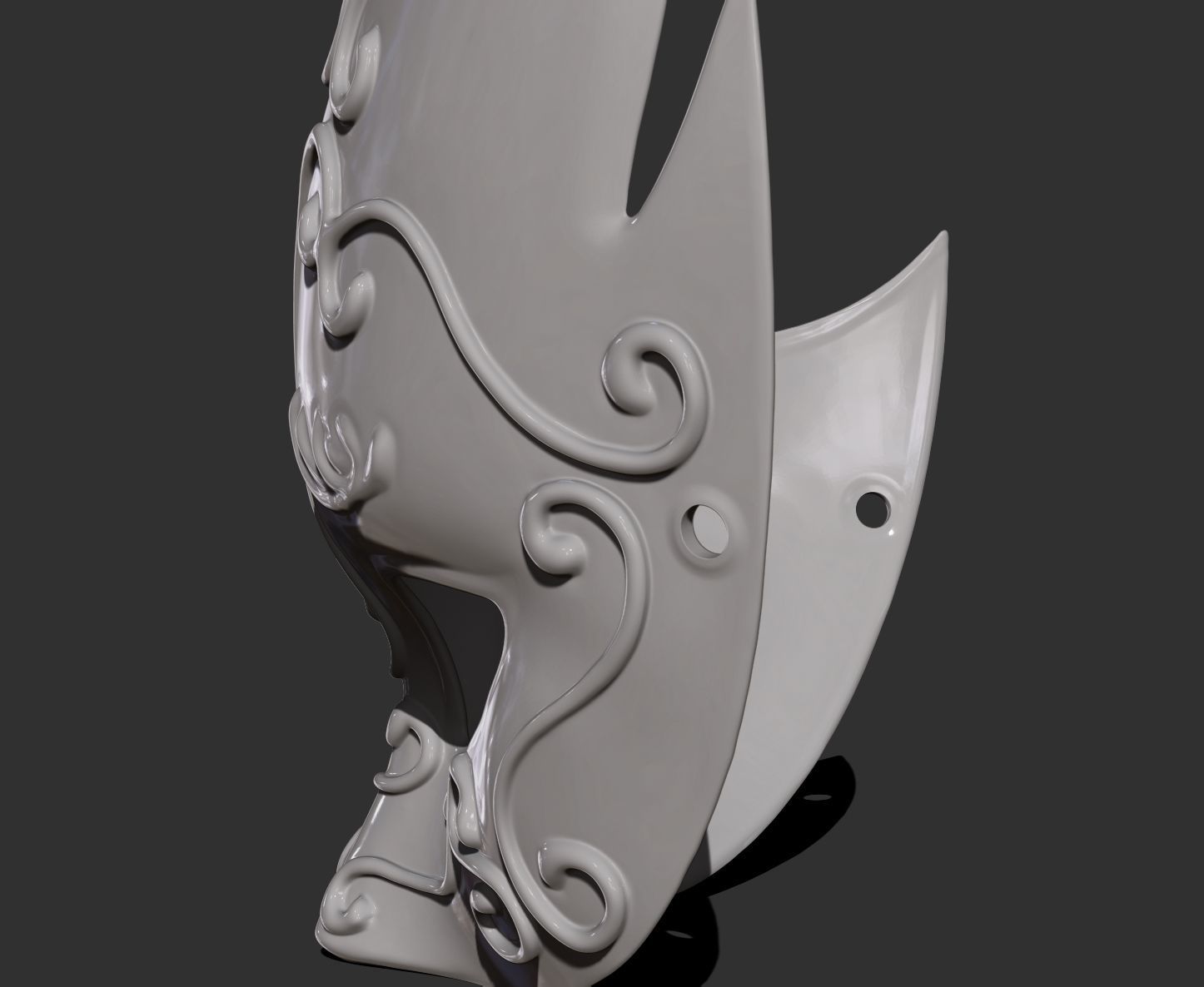 Venetian Mask I 3D print model_3