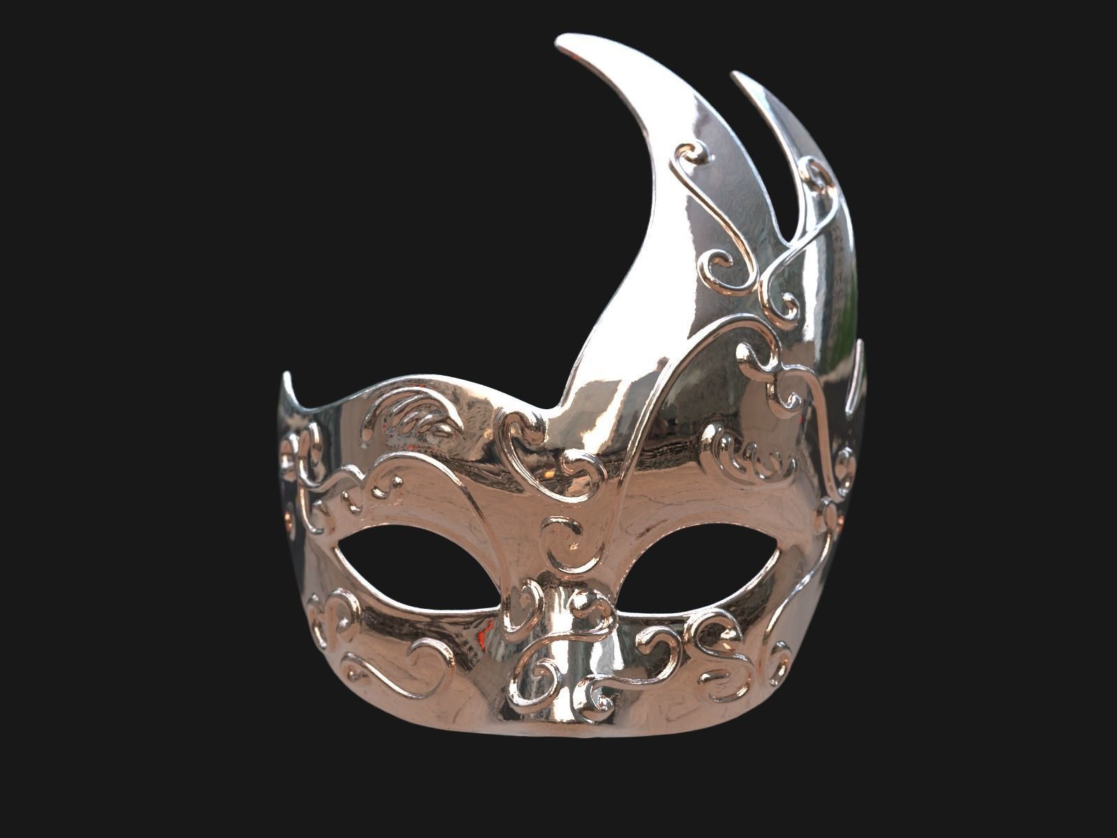 Venetian Mask I 3D print model_14