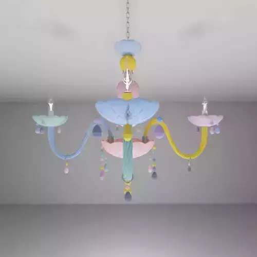 Colorful Crystal Chandelier