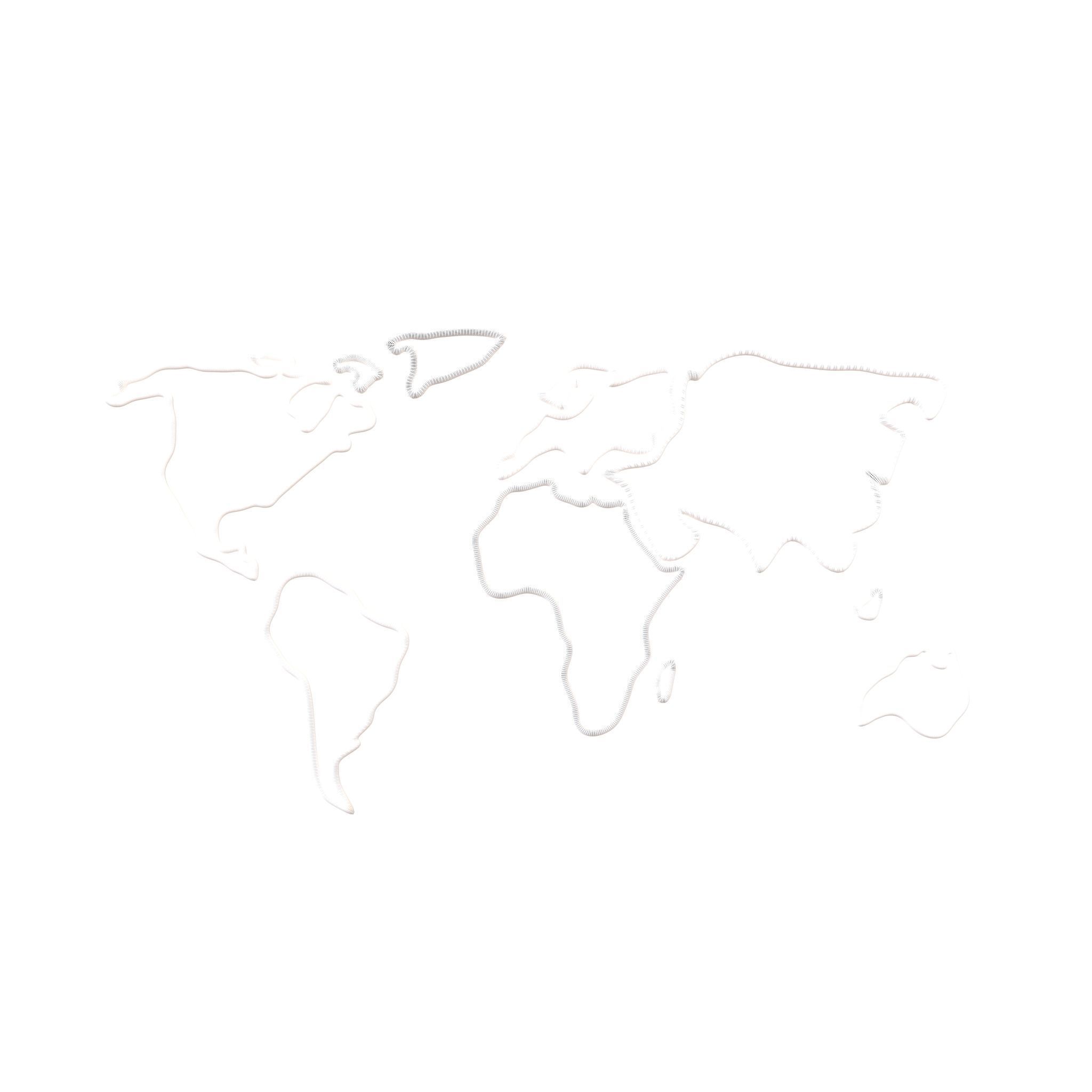 Neon Earth Map v1 006 3D model_7