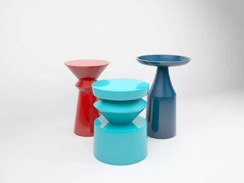 COFFEE TABLE SET Free 3D model