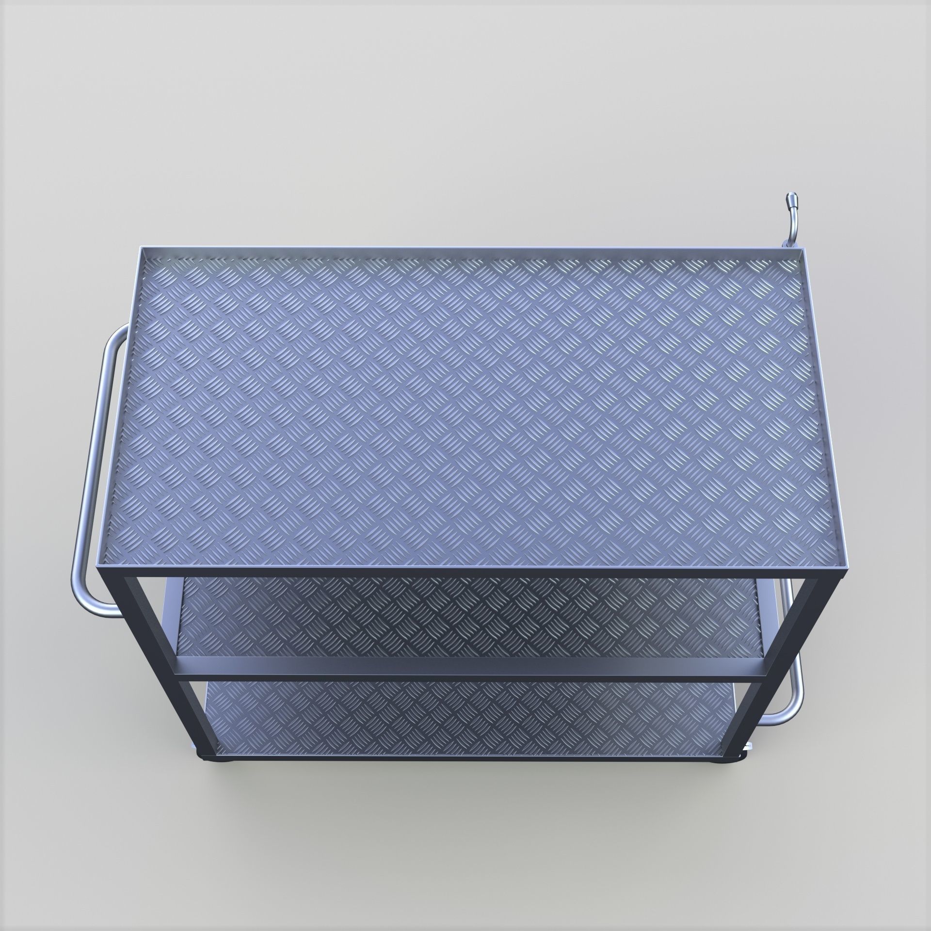 Trolley Table 3D model_3