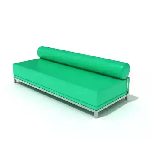 Green Leather Couch