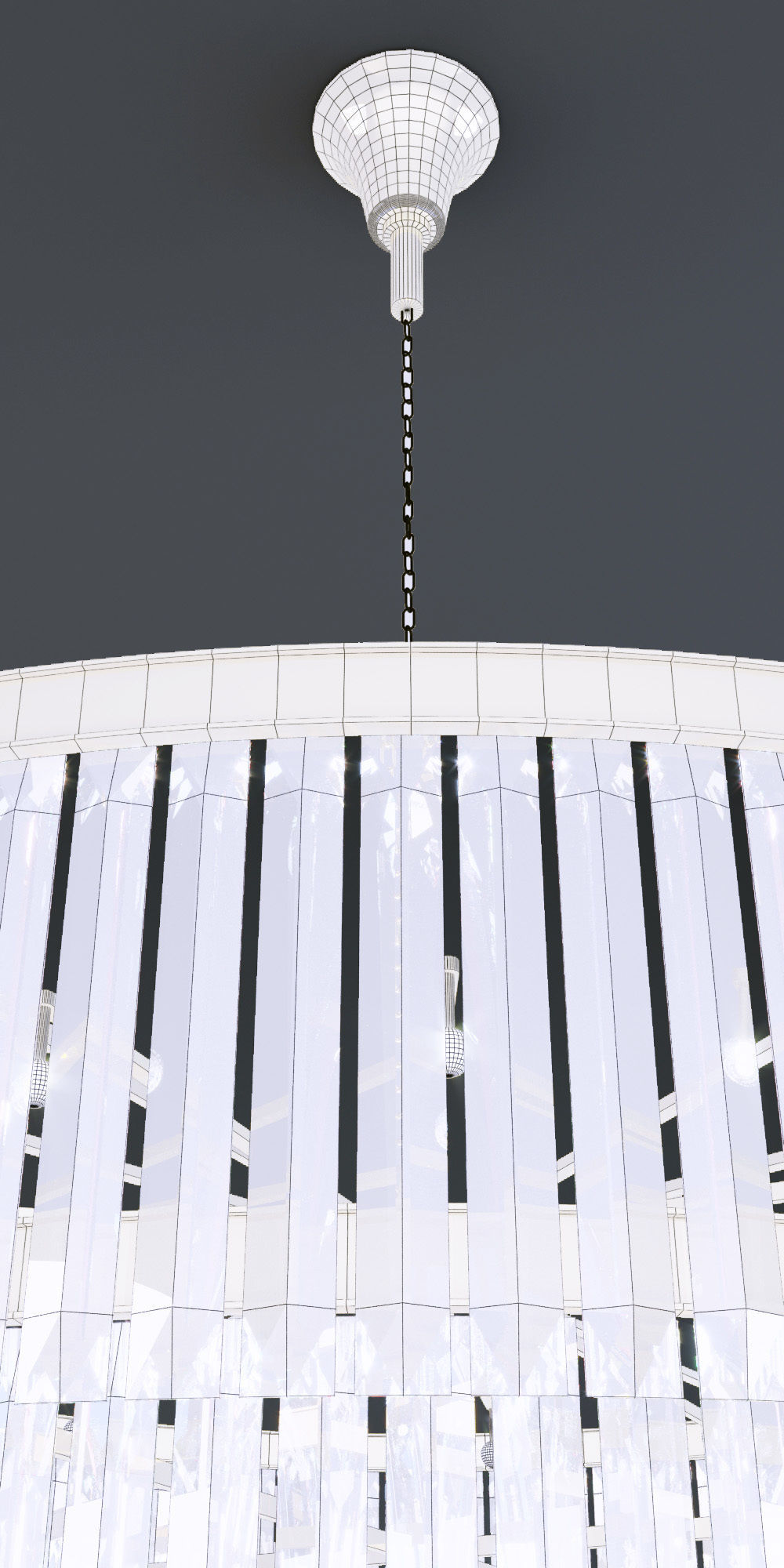 Grandiose Crystal Chandelier by ARORA Lights 3D model_8