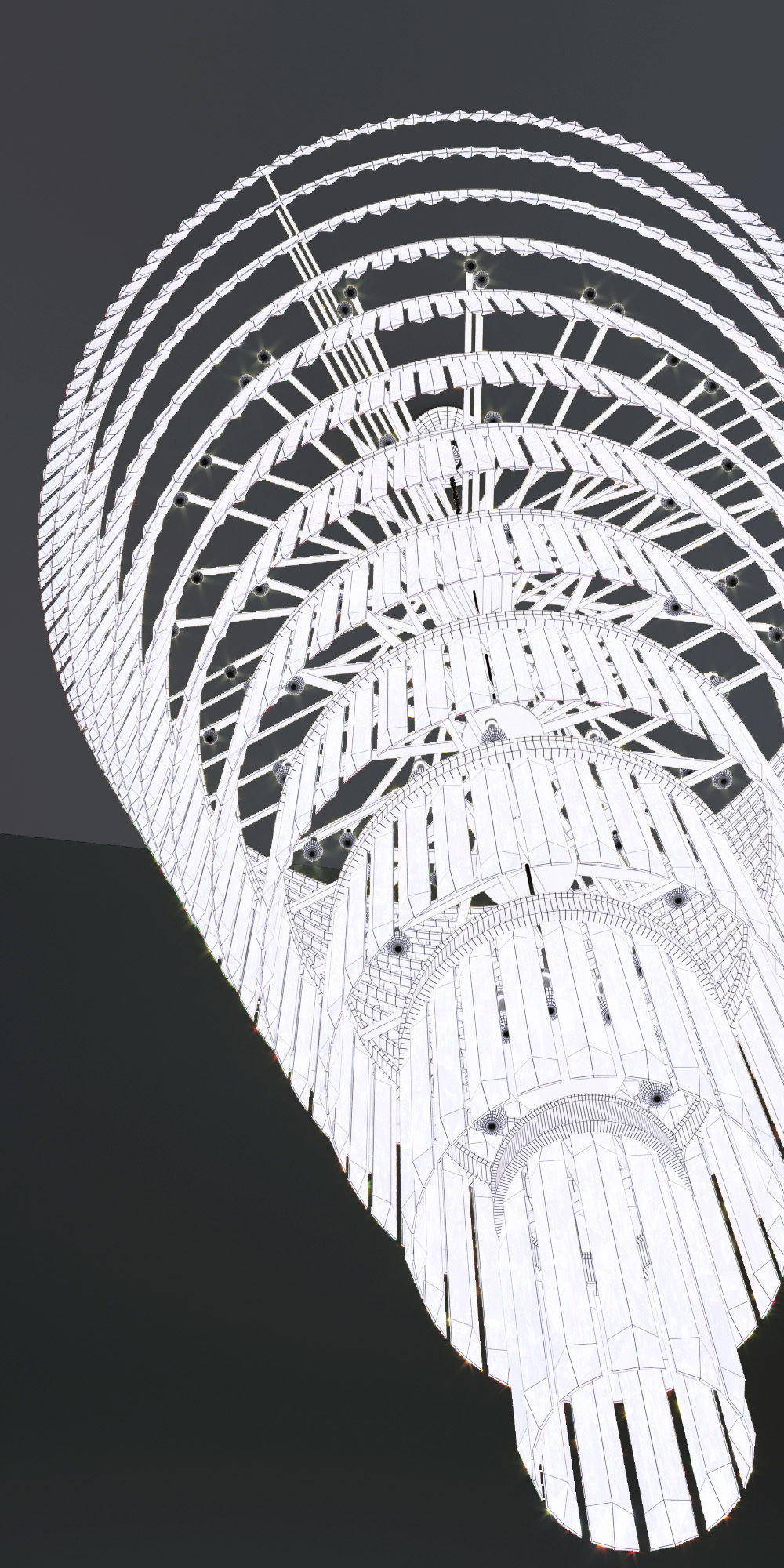Grandiose Crystal Chandelier by ARORA Lights 3D model_9
