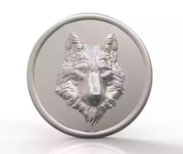 Wolf Brooche
