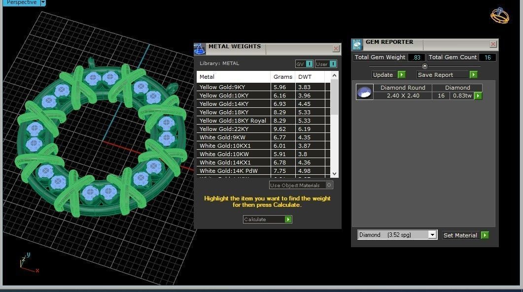 Tiff X pendant 3D print model_4