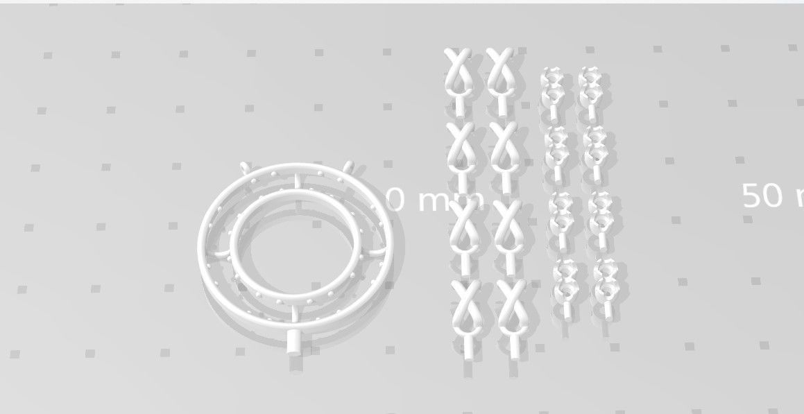 Tiff X pendant 3D print model_5