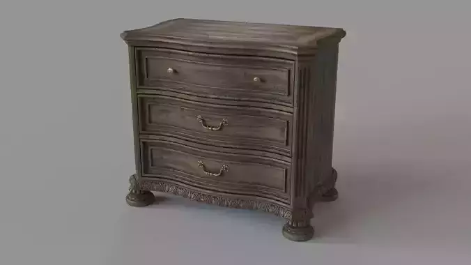 Rhapsody 3 - Drawer Nightstand in Brown