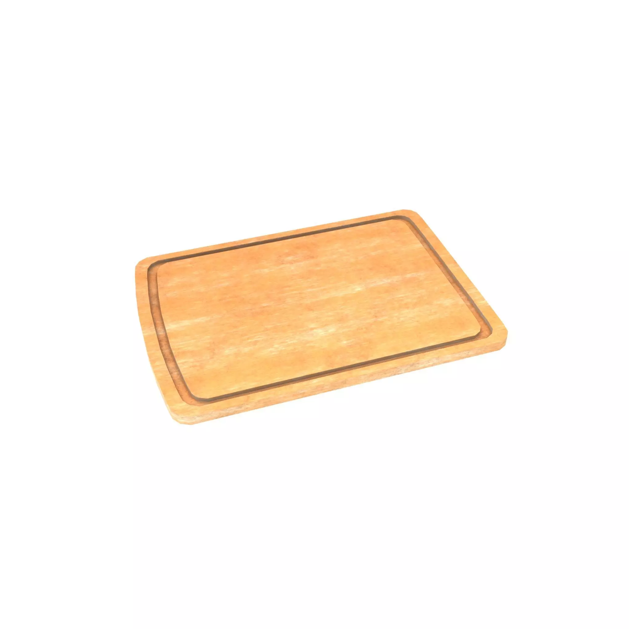 Chopping Board v1 002 Low-poly 3D model_0