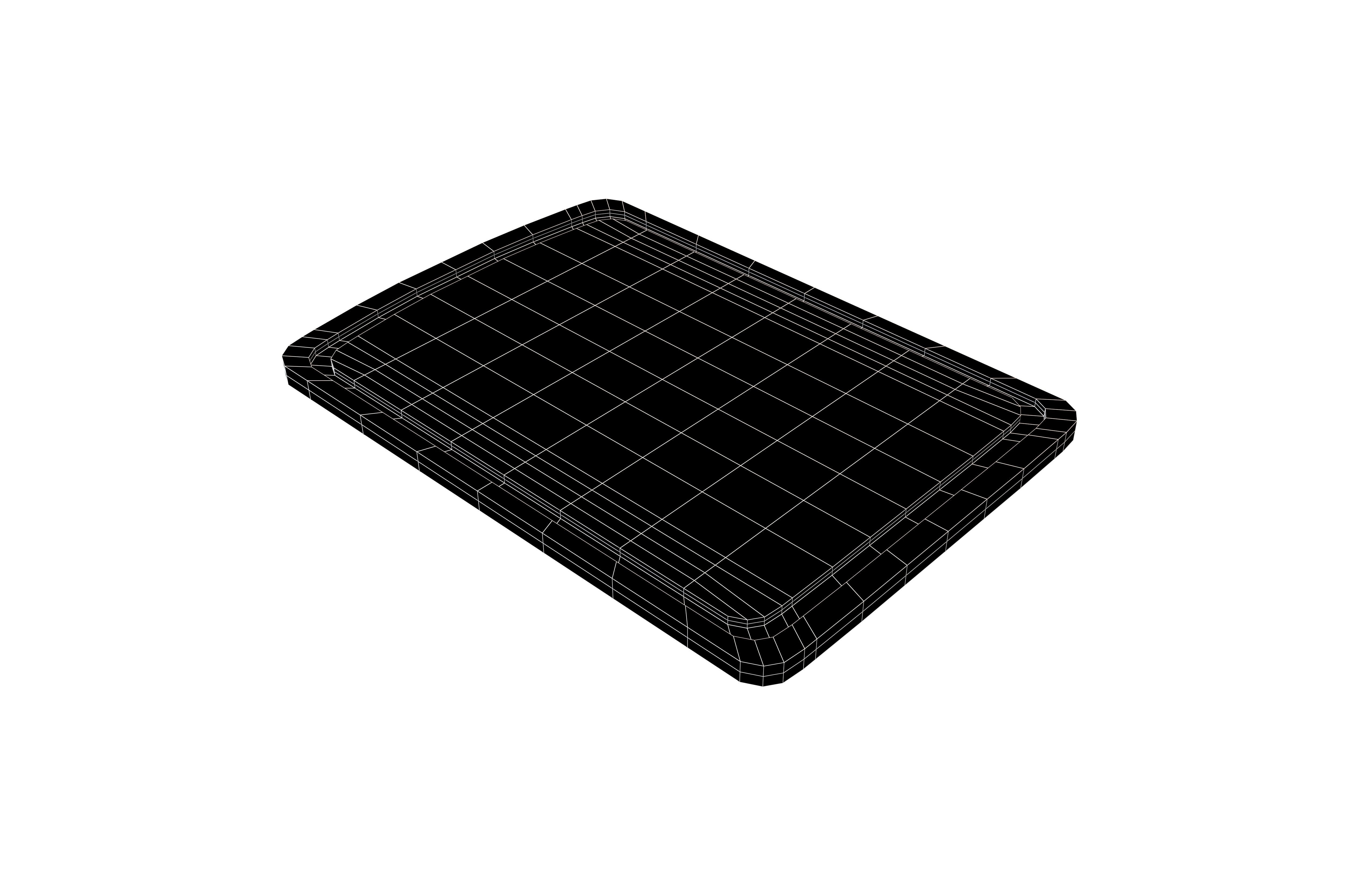 Chopping Board v1 002 Low-poly 3D model_6