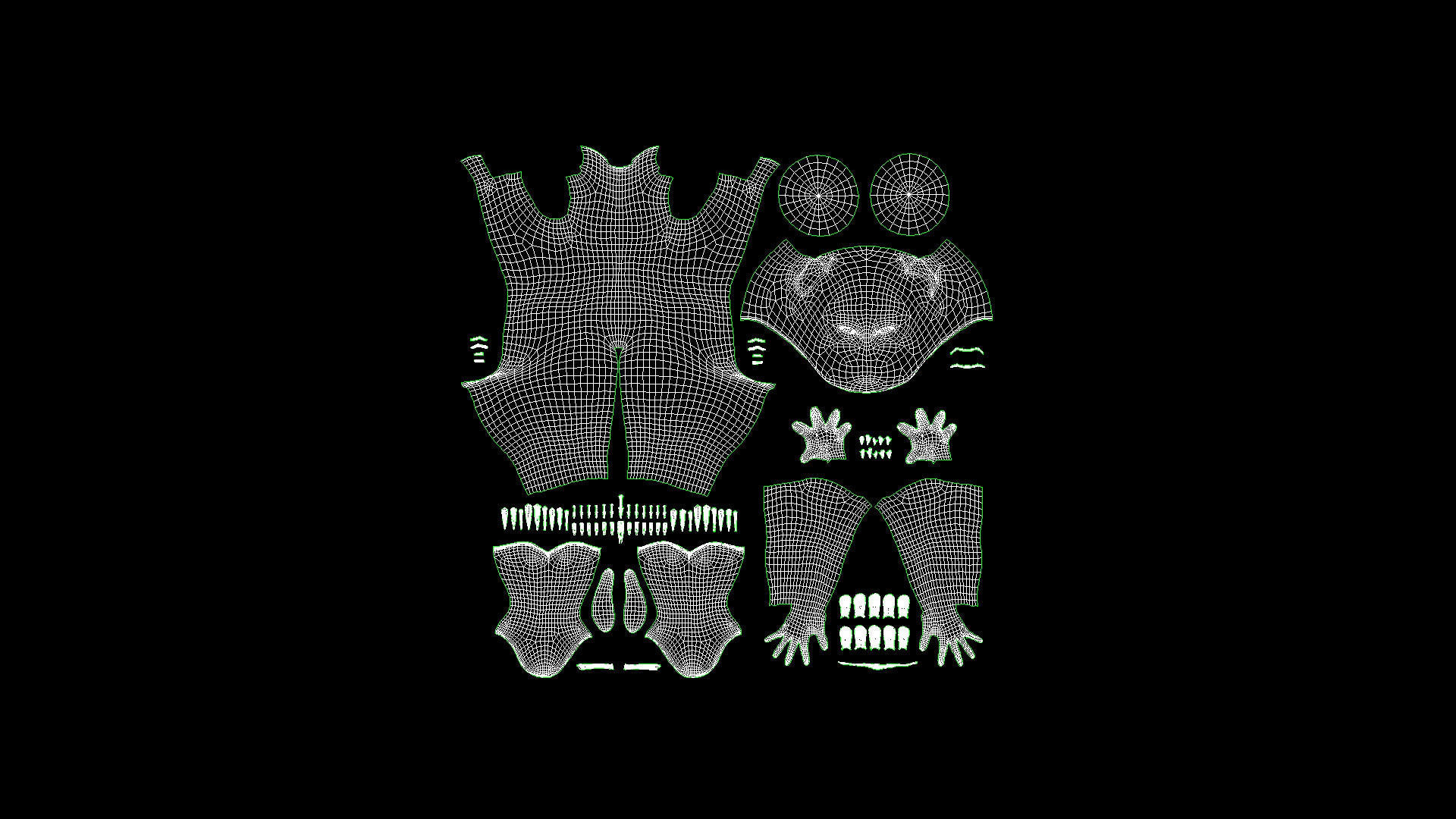 BPAN-002 Walking Animation 3D model_8