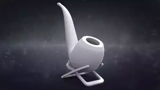 Smoking Pipe fashion decotarion souvenir element 3D print model