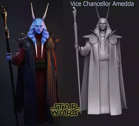 Star Wars - Vice Chancellor Mas Amedda 3D print model