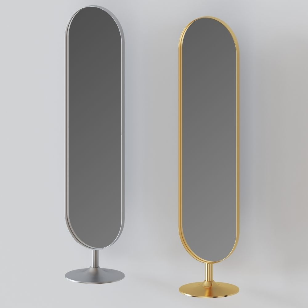 Floor Mirror Curve by Kare Design 3D model_1