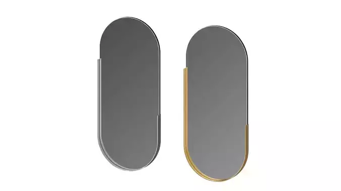 Hipster Oval Mirror by Kare Design