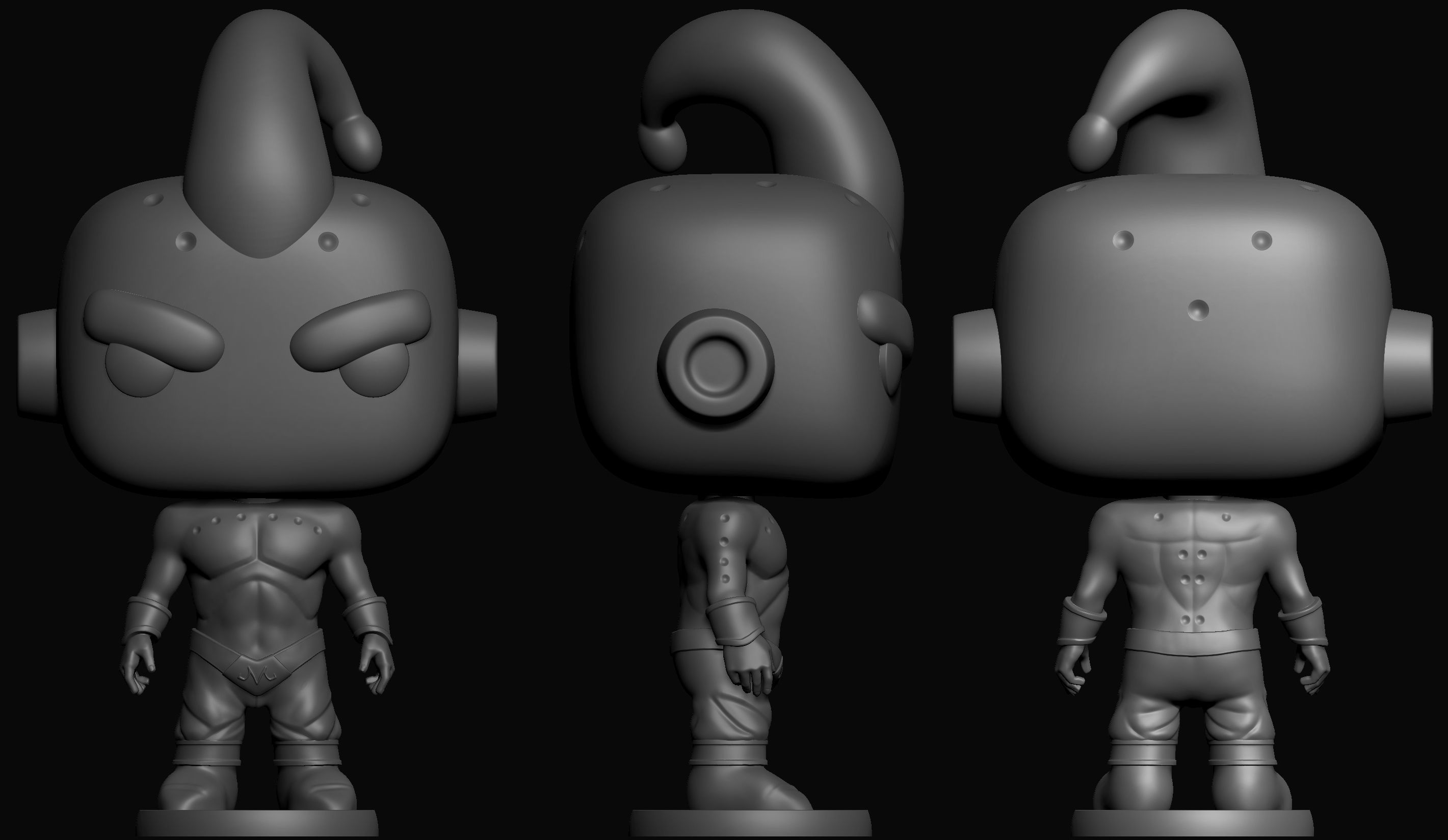 Majin Boo  3D print model_1