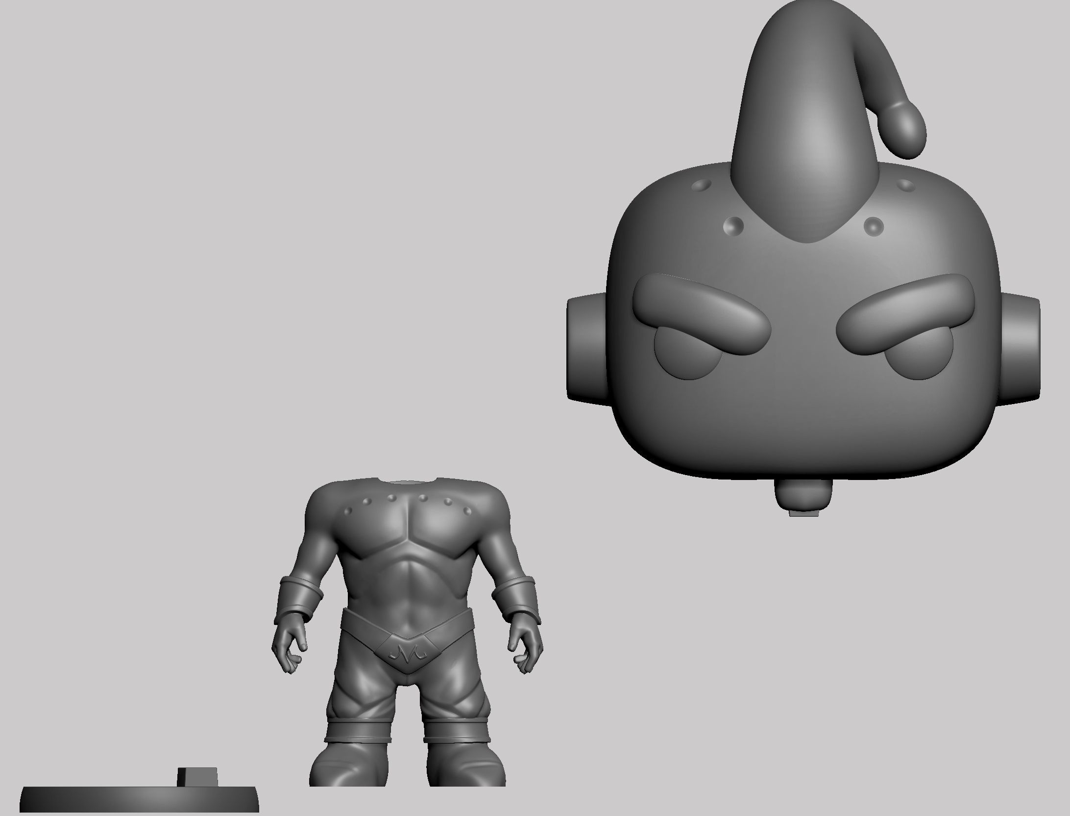 Majin Boo  3D print model_2