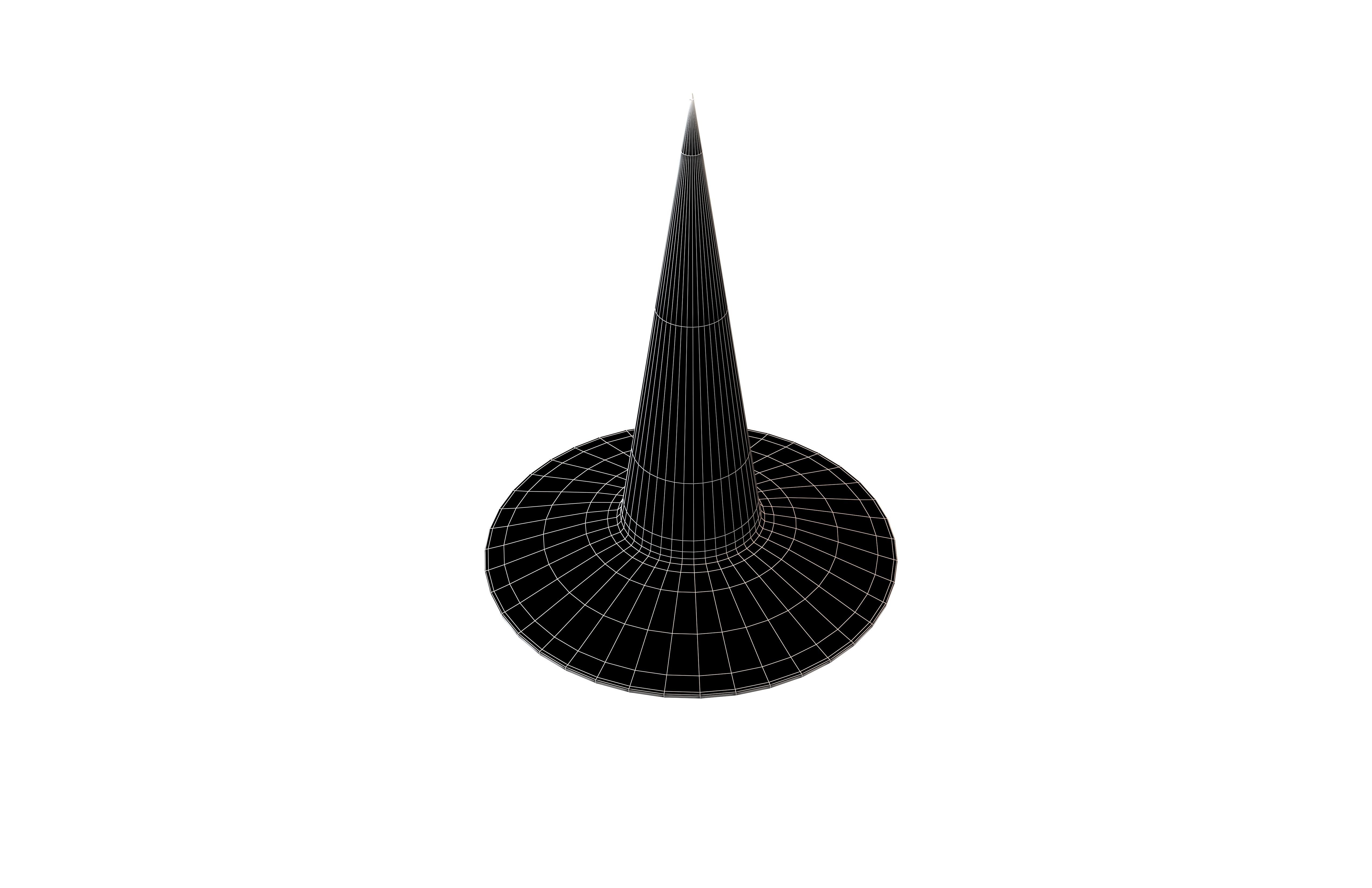 Witch Hat v3 001 Low-poly 3D model_6