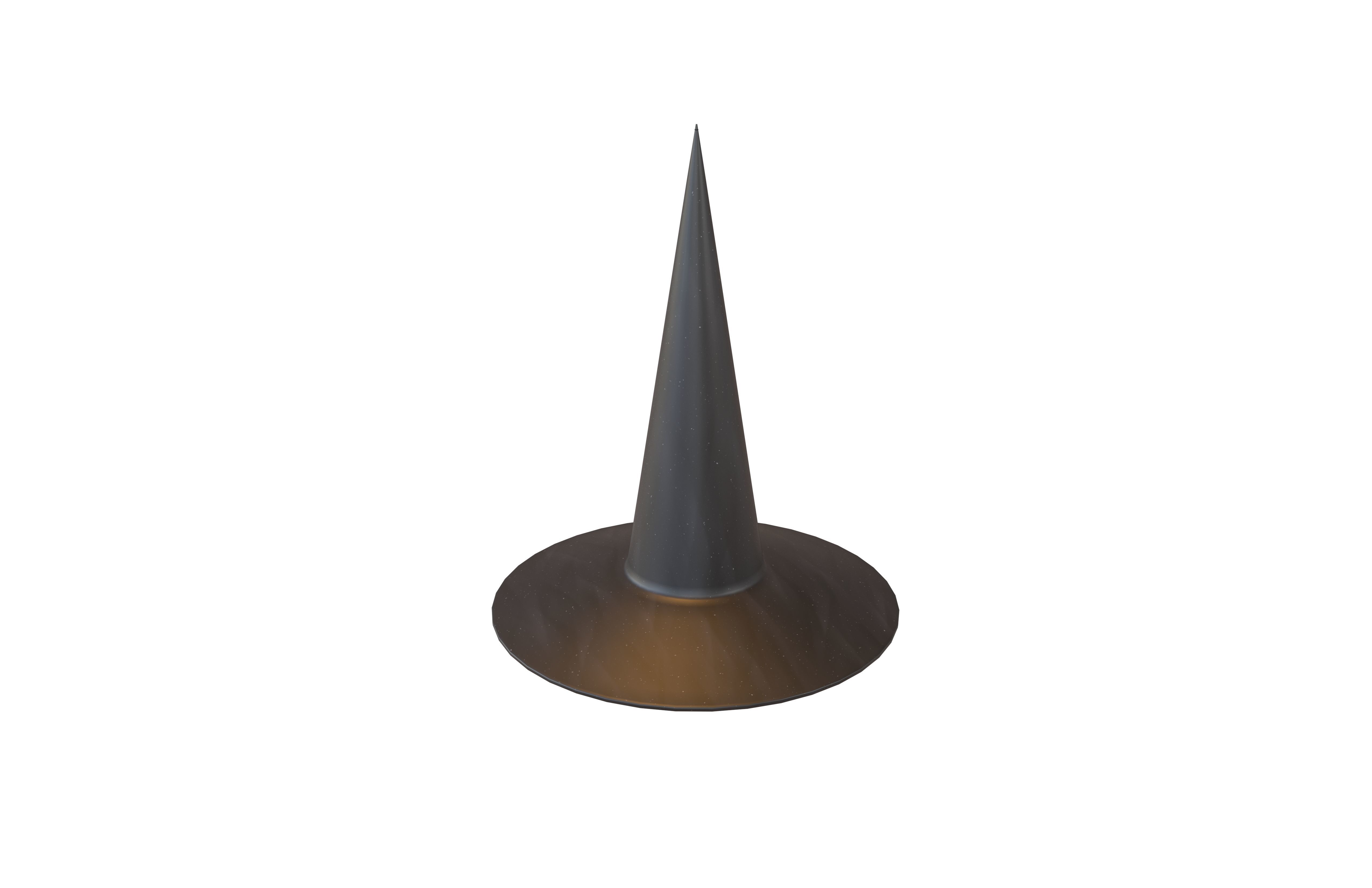 Witch Hat v3 001 Low-poly 3D model_1