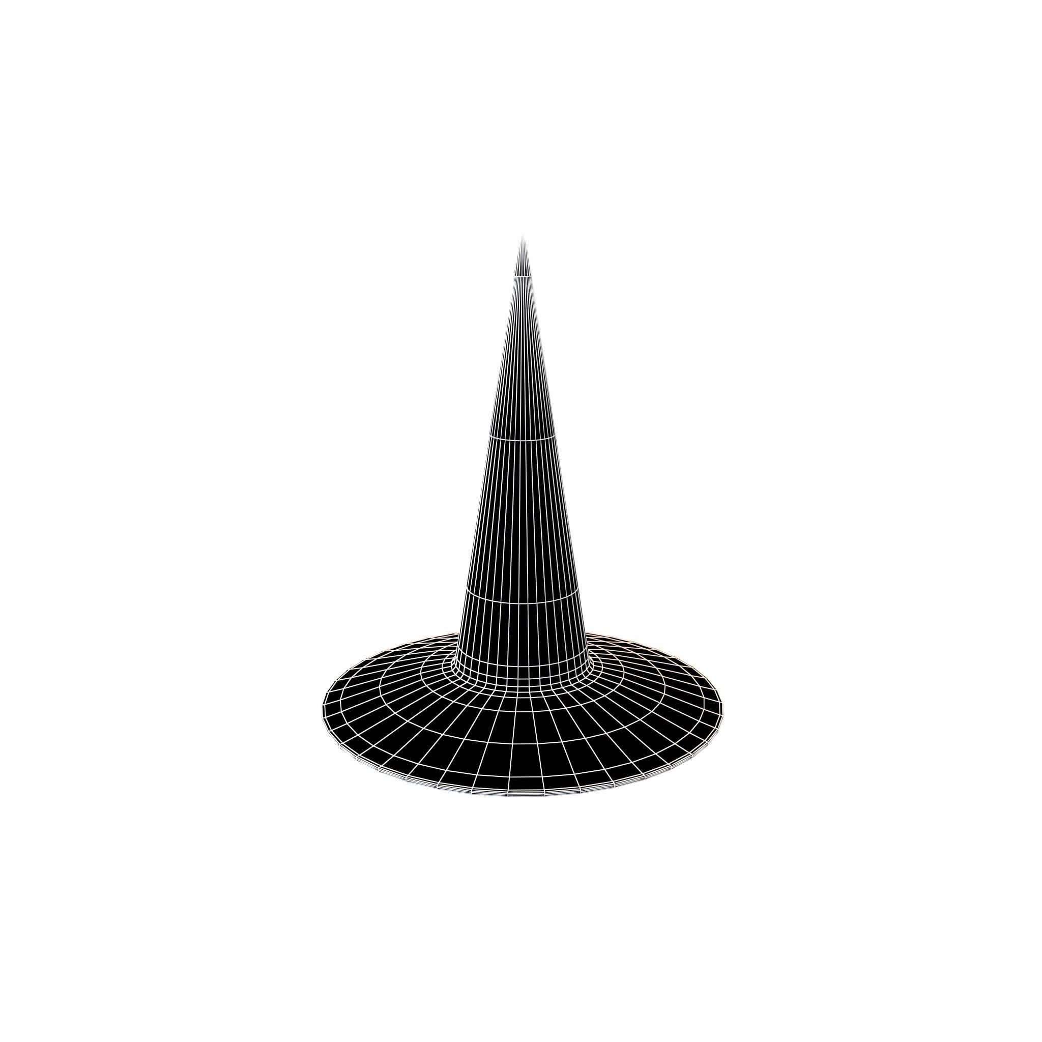 Witch Hat v3 001 Low-poly 3D model_5