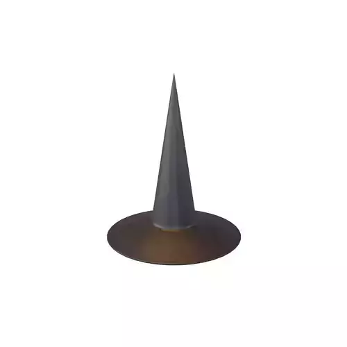 Witch Hat v3 001 Low-poly 3D model