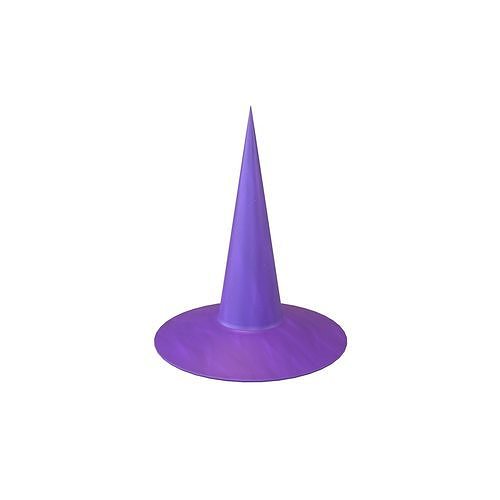 Witch Hat v3 002 Low-poly 3D model