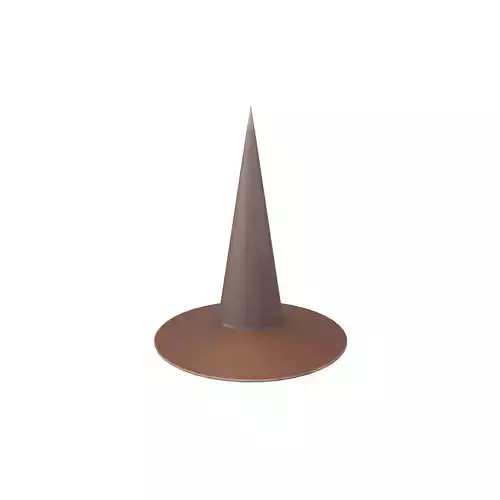Witch Hat v3 003 Low-poly 3D model