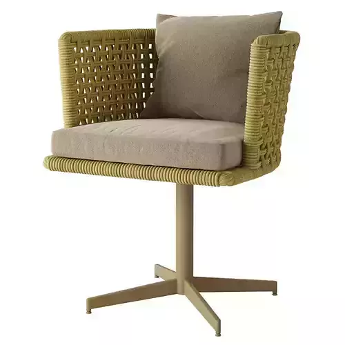 Tidelli sviwel mesh chair 4621 3D model