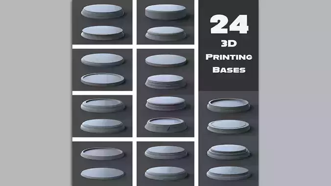 3D Printing Bases V1 3D print model