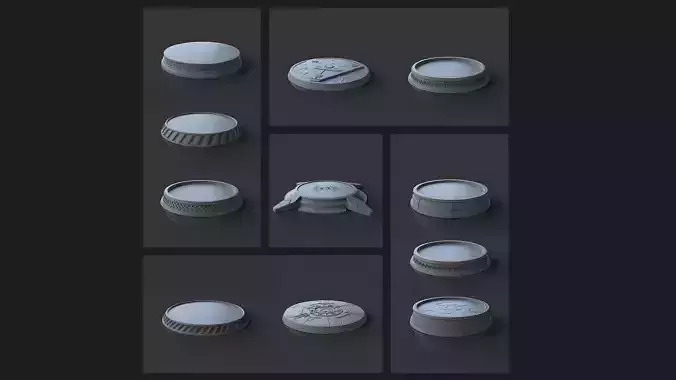3D Printing Bases V2 3D print model