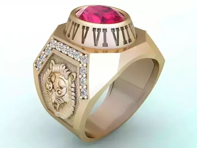 Tiger Rings - Mens rings - N2374