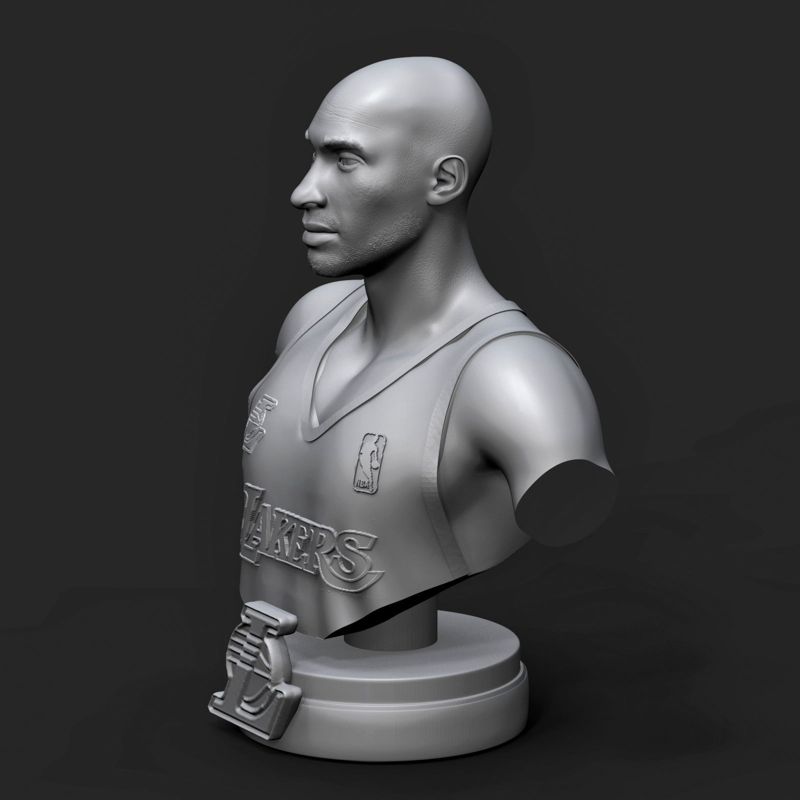  Kobe Bryant 3D Printable  3D print model_4