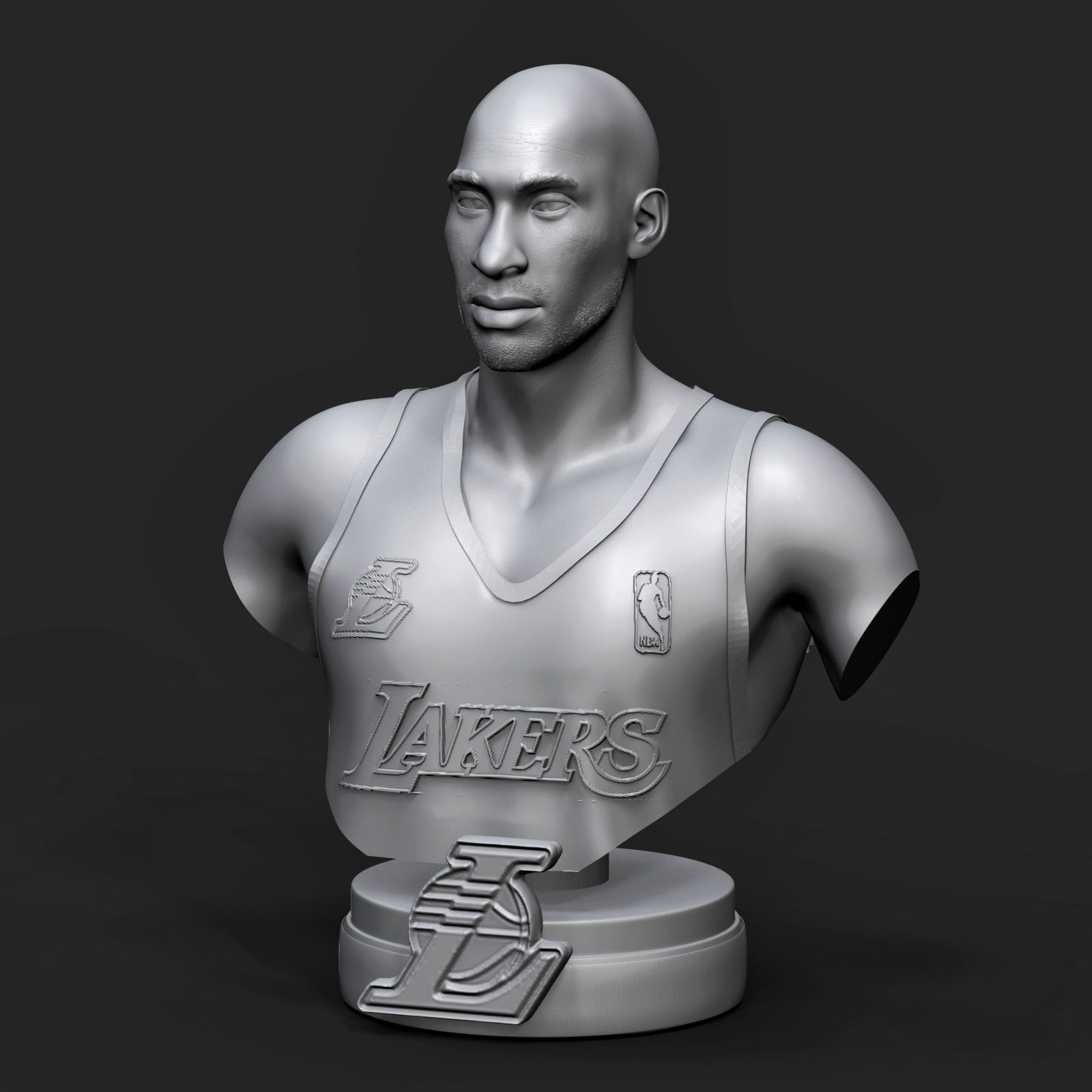  Kobe Bryant 3D Printable  3D print model_3