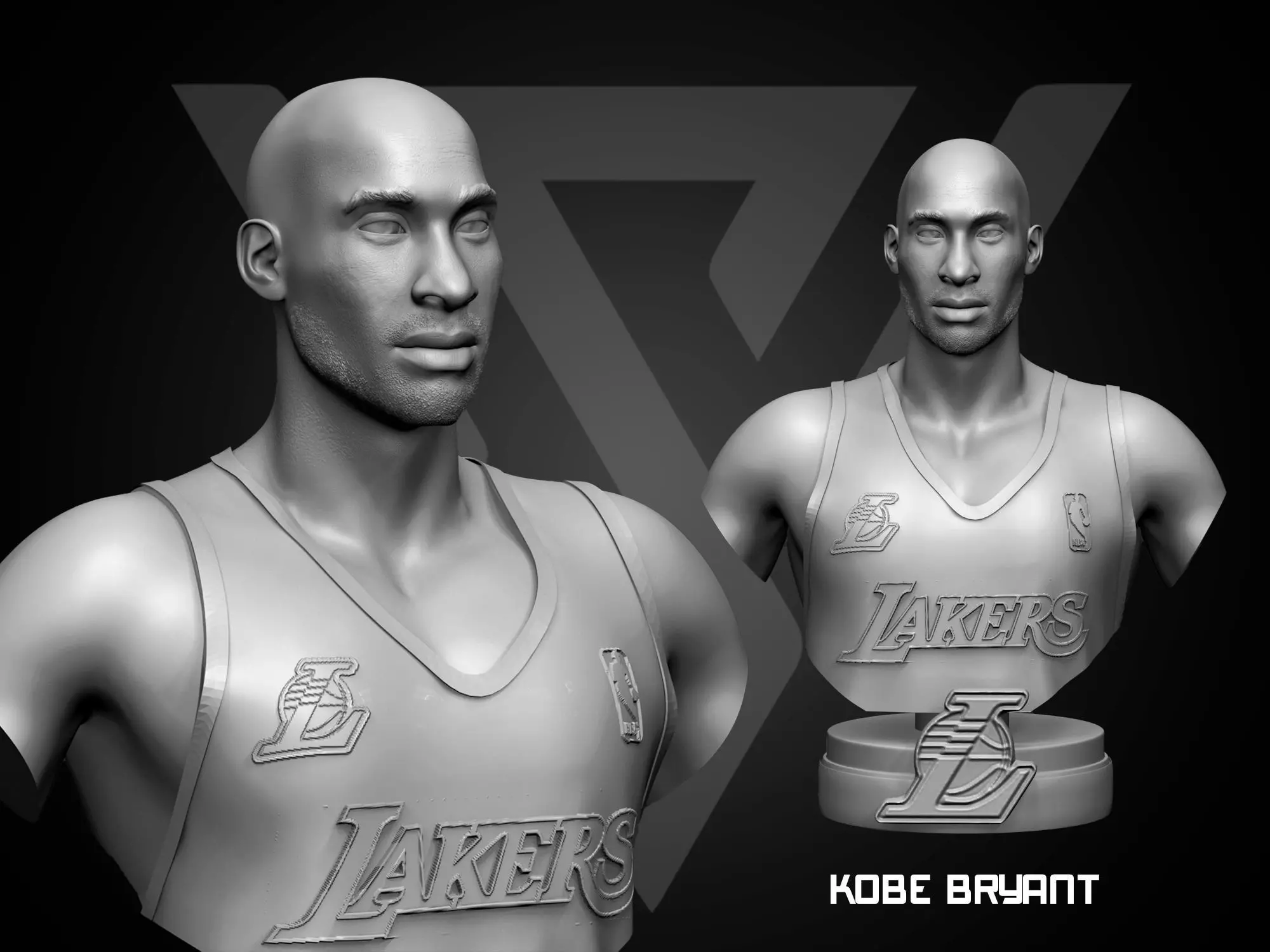  Kobe Bryant 3D Printable  3D print model_0