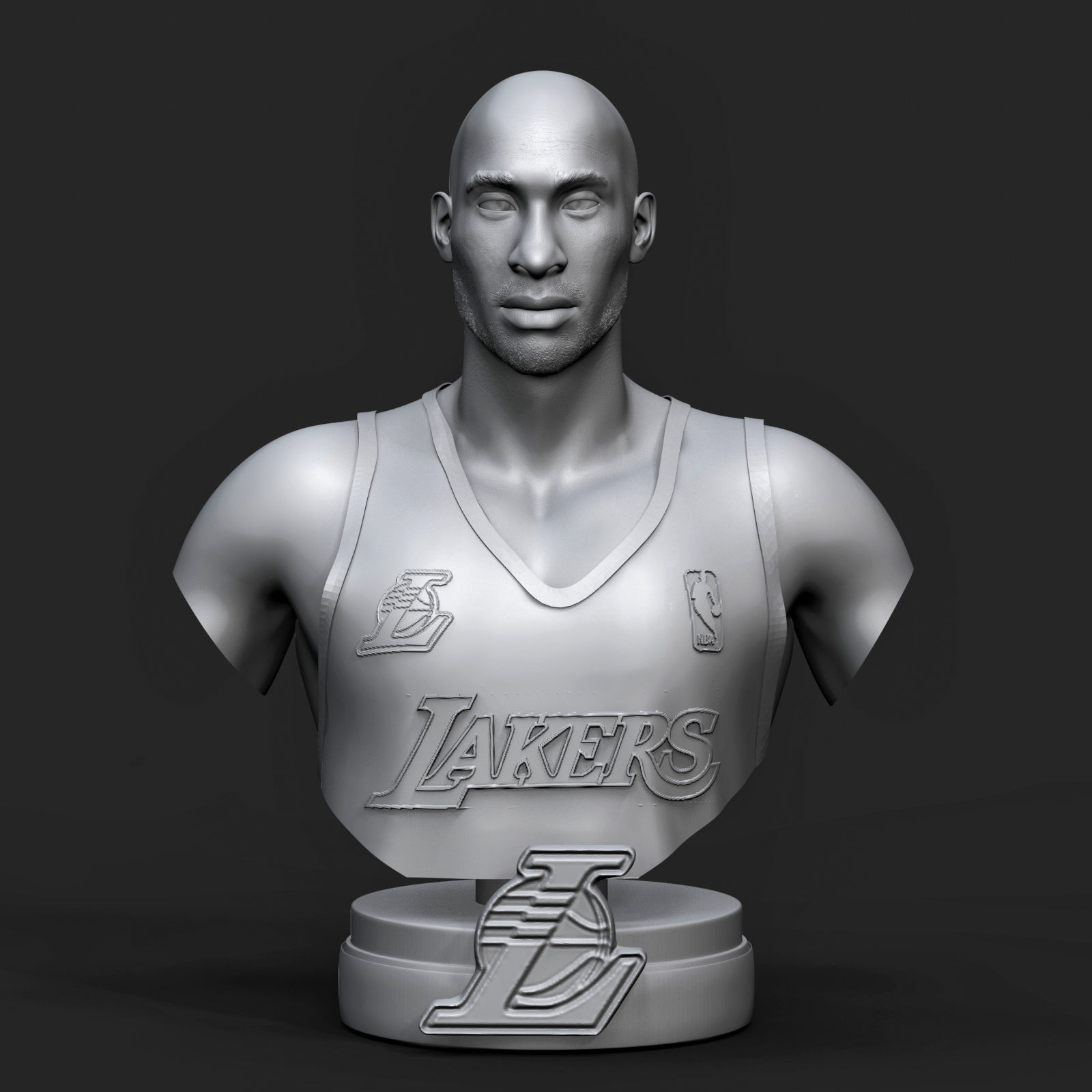  Kobe Bryant 3D Printable  3D print model_2
