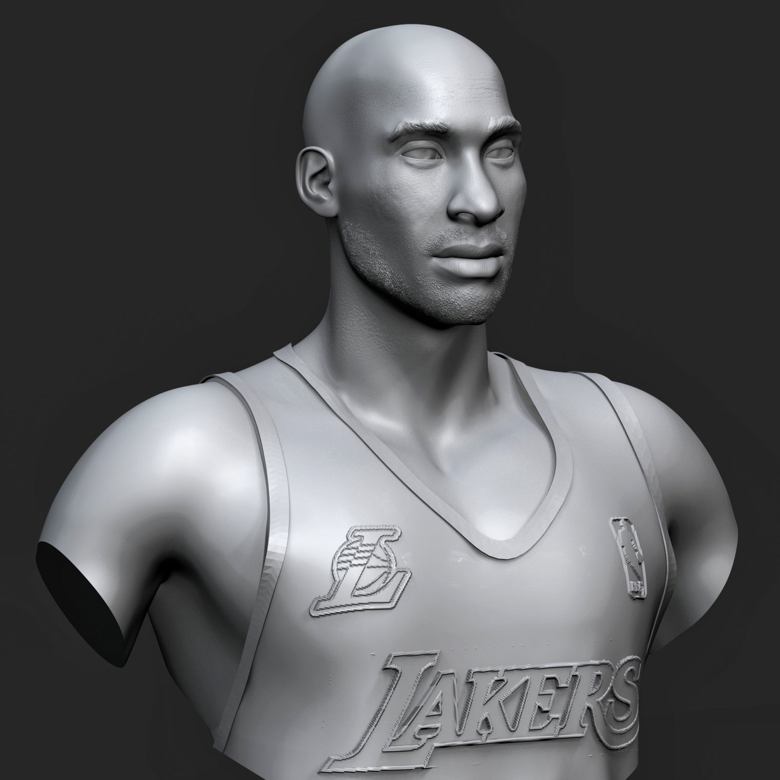  Kobe Bryant 3D Printable  3D print model_9